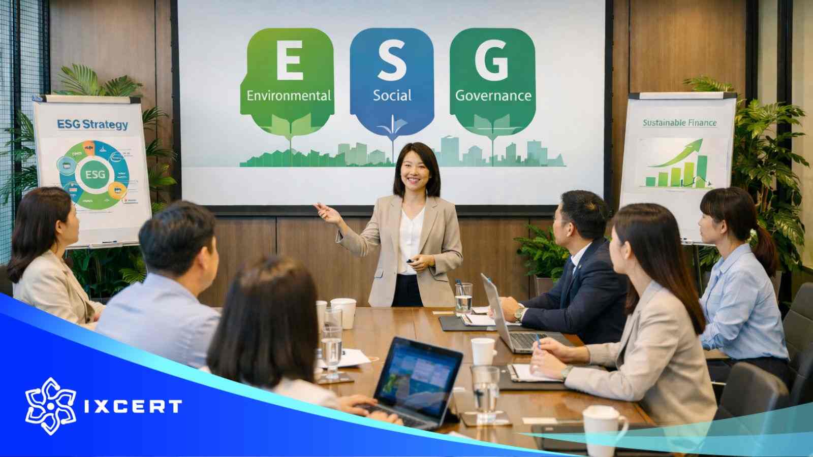 Đào tạo xây dựng, triển khai chiến lược ESG và báo cáo ESG