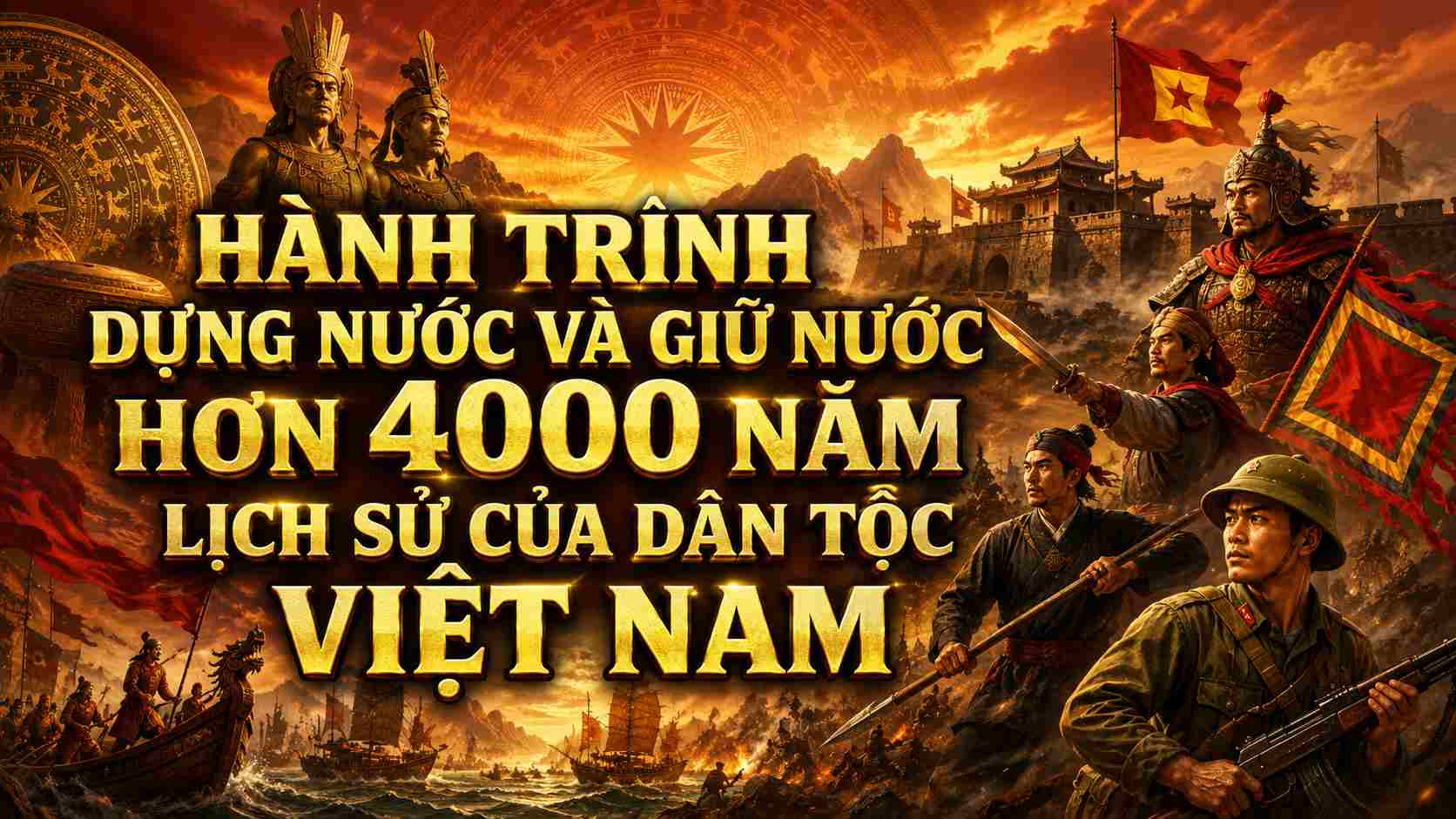 Hành trình 4000 năm dựng nước và giữ nước của dân tộc Việt Nam