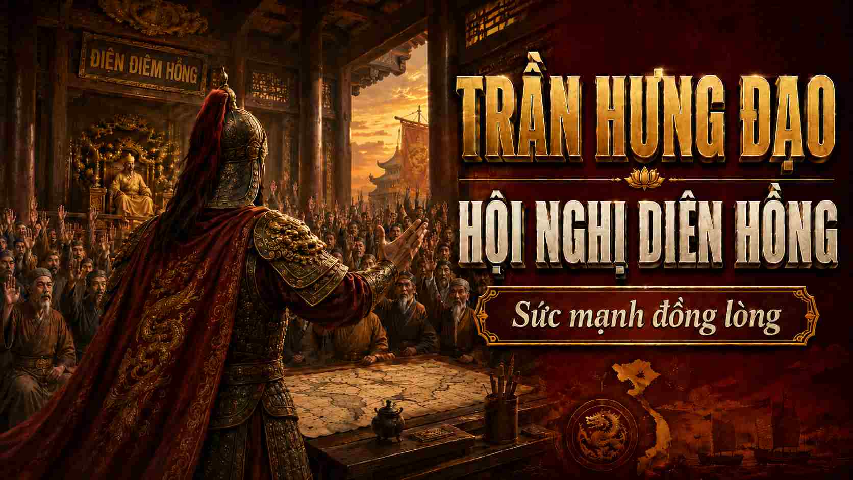 Trần Hưng Đạo tại Hội nghị Diên Hồng: Sức mạnh đồng lòng tạo nên năng lực quốc gia