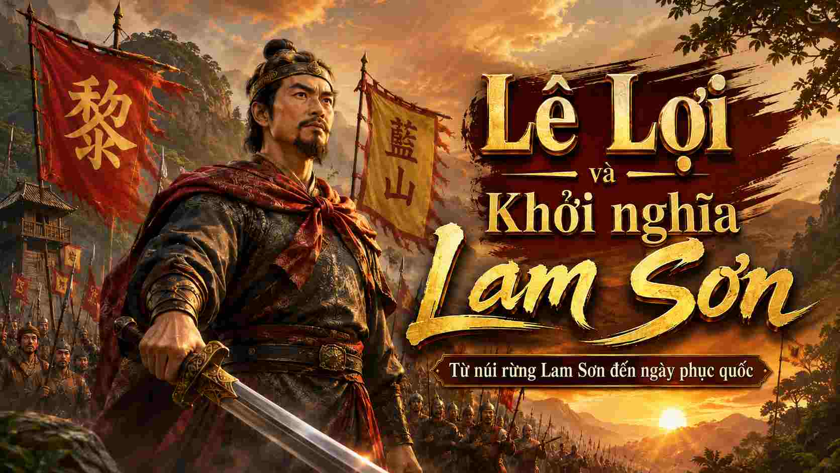 Từ núi rừng Lam Sơn đến ngày phục quốc: Nghệ thuật quy tụ hào kiệt của Lê Lợi