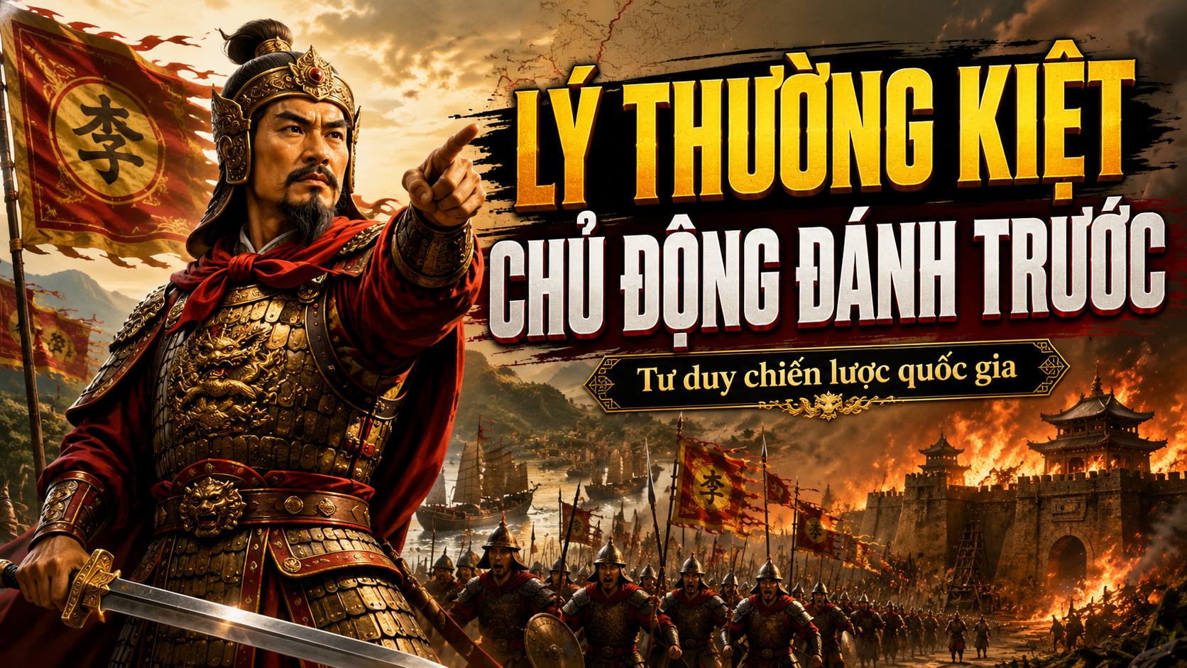 Lý Thường Kiệt chủ động đánh trước: tư duy nhân sự gắn với chiến lược quốc gia