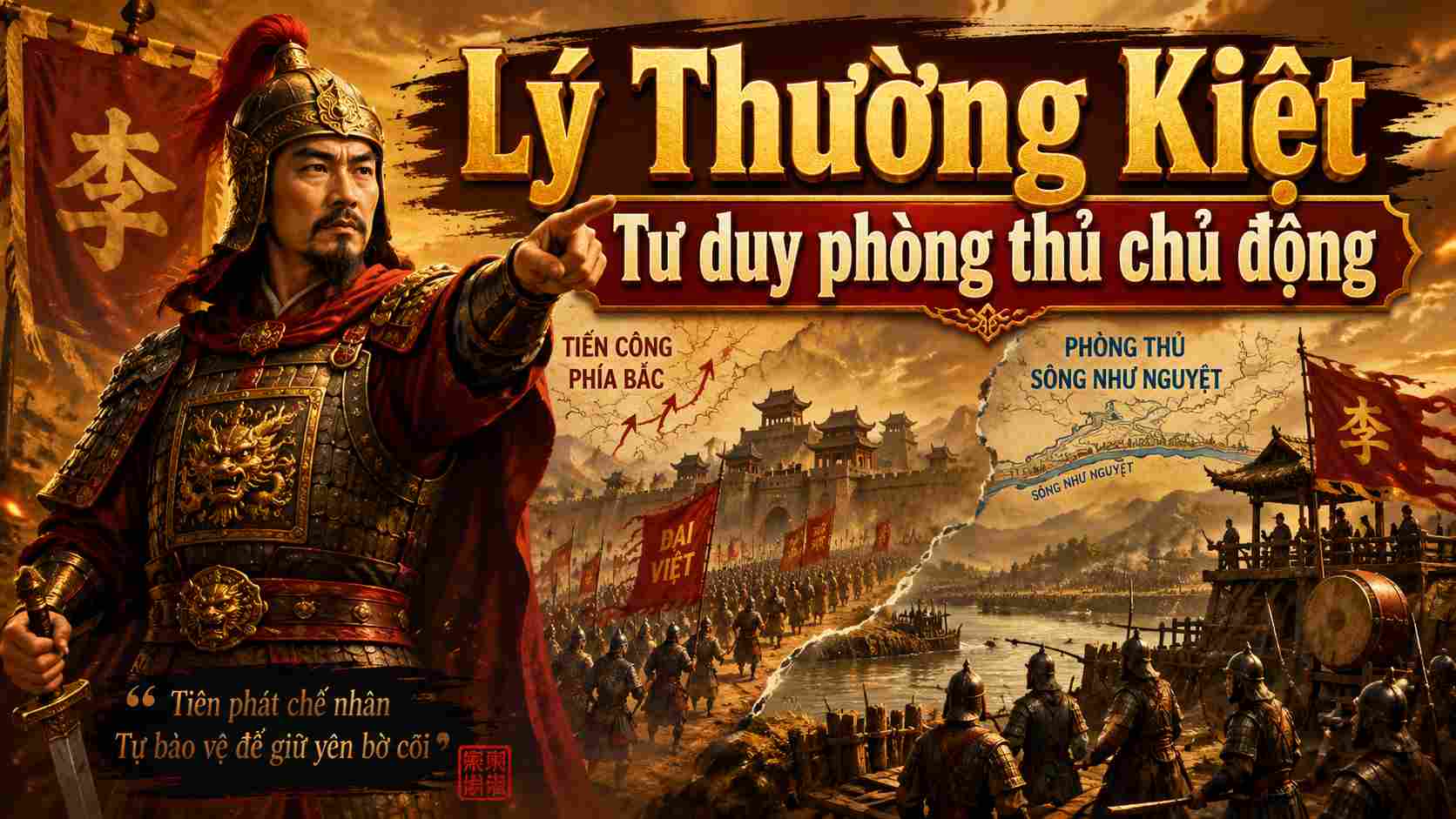 Lý Thường Kiệt nam chinh bắc phạt và tư duy phòng thủ chủ động