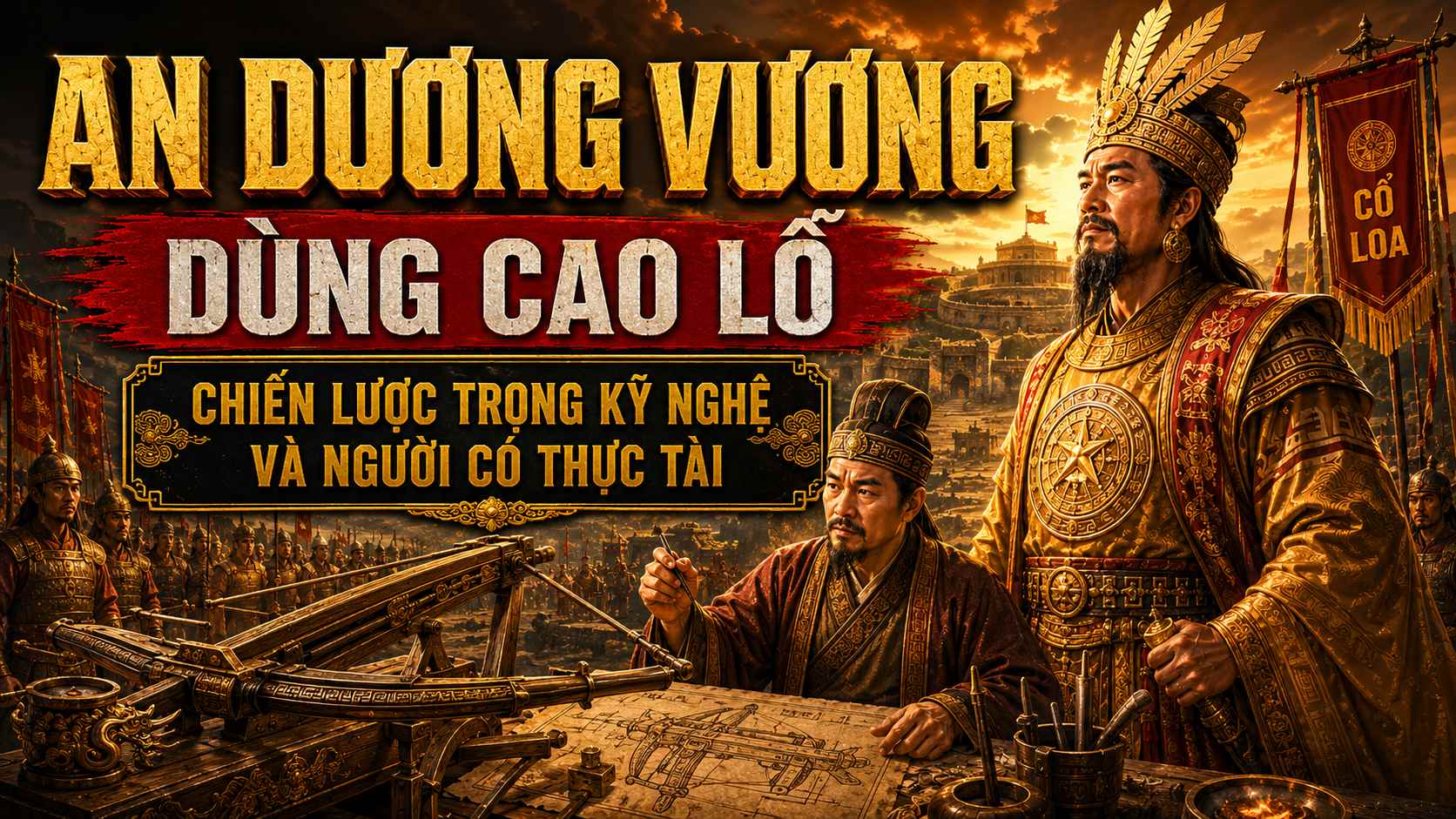 An Dương Vương dùng Cao Lỗ: Chiến lược trọng kỹ nghệ, thực tài