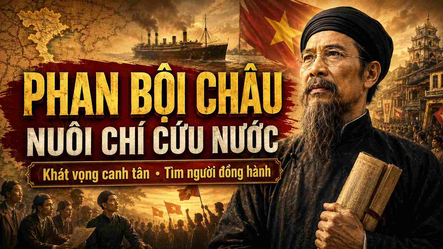 Phan Bội Châu nuôi chí cứu nước: Khát vọng canh tân và tìm người đồng hành