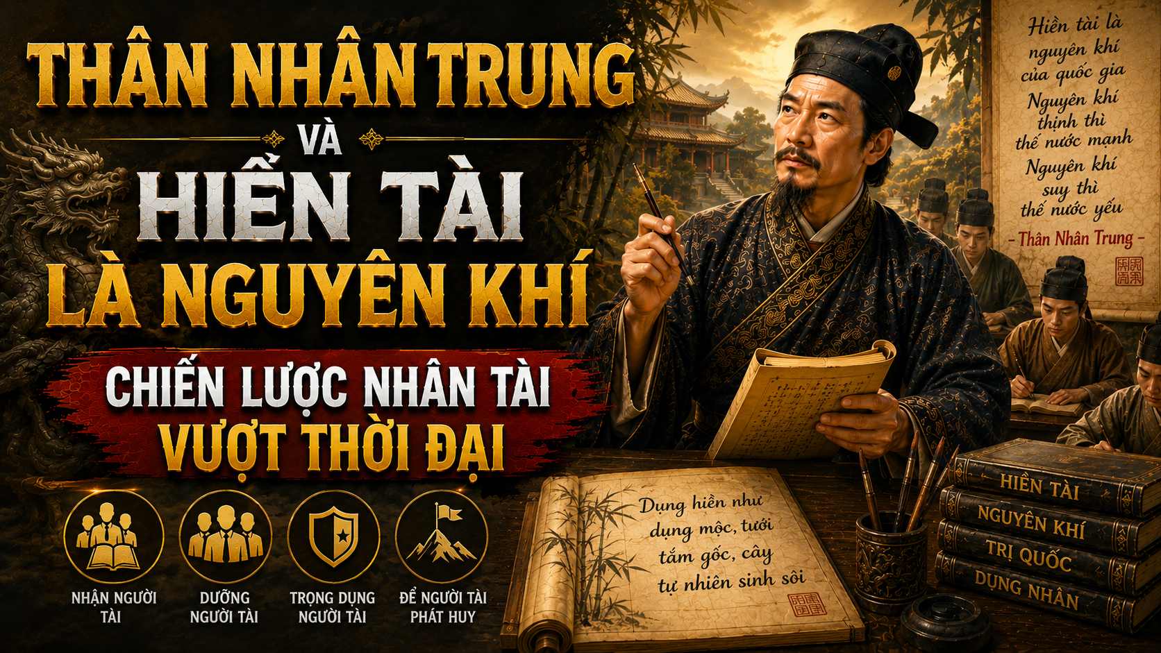 Thân Nhân Trung và hiền tài là nguyên khí: Chiến lược nhân tài vượt thời đại